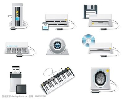 電子產品矢量圖 數字時代的視覺語言